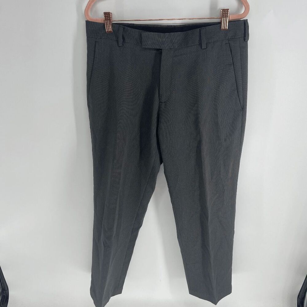 Kenneth Cole Reaction WPL 386 Men's Gray Dress Pants Size 32x30